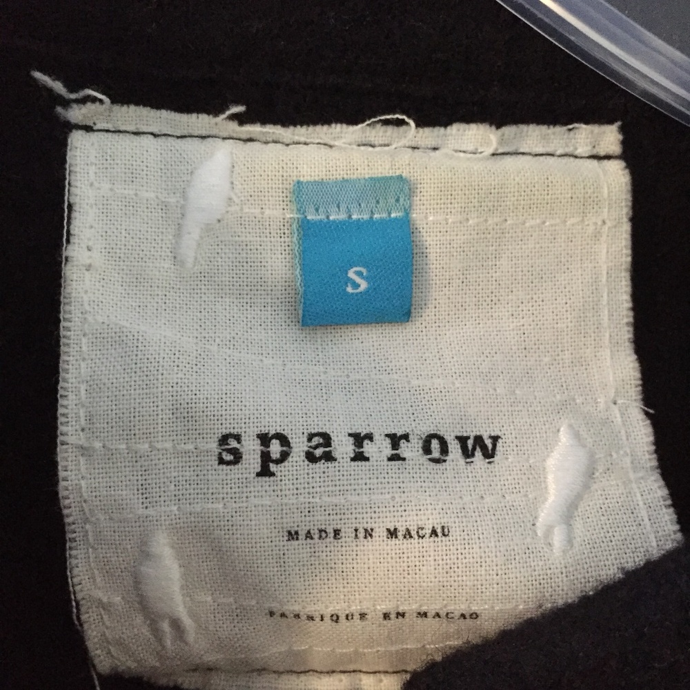 womesn ANTHROPOLOGIE sparrow ruffle jacket - Picture 5 of 5